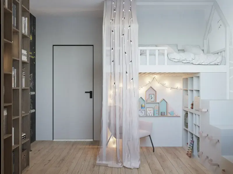 детская комната дизайн в 3ds max